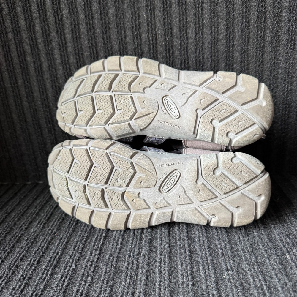 KEEN Seacamp II CNX Sandals Kids Size 2 Gray Yellow Waterproof 1026321 - Picture 5 of 7